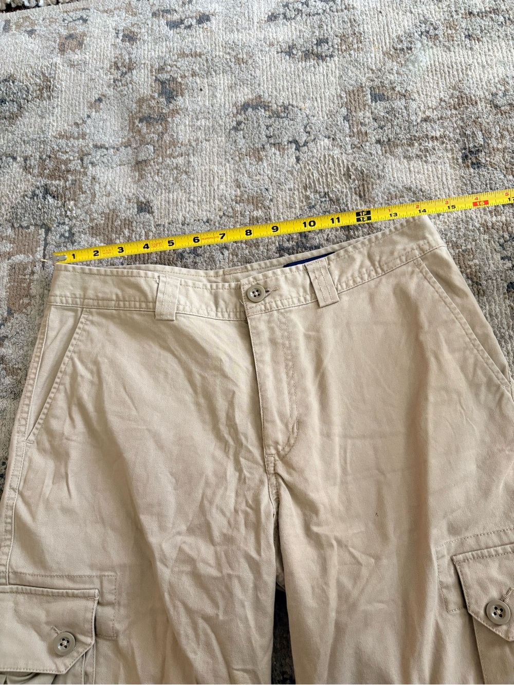 Polo Ralph Lauren Khaki Cargo Shorts – Youth 18 – Fits Women’s Small - Picture 2 of 7